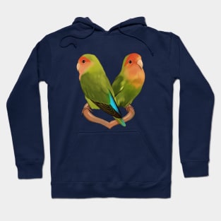 Cute Lovebirds Hoodie